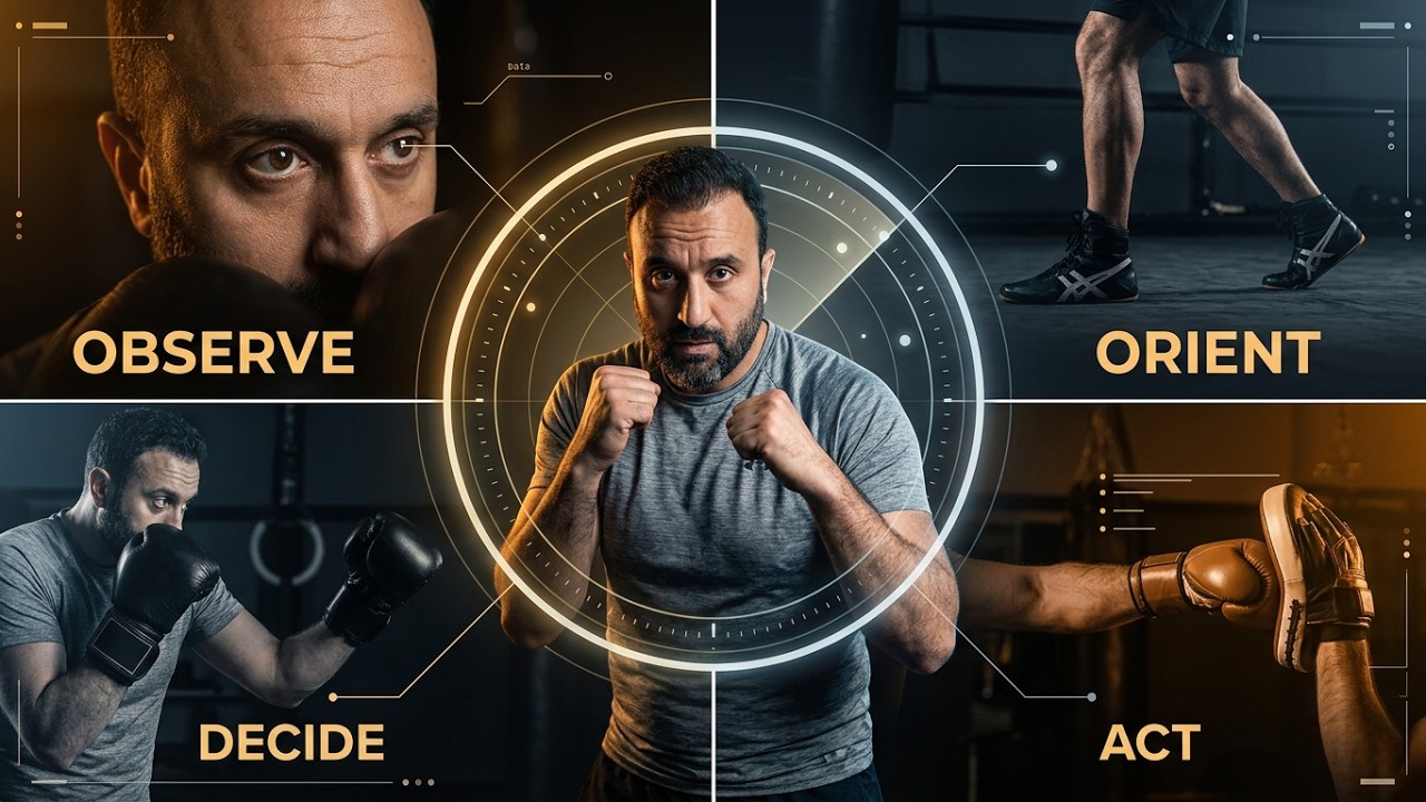 Boucle OODA en boxe : cycle de Boyd expliqué au club KINESSI Paris 5e